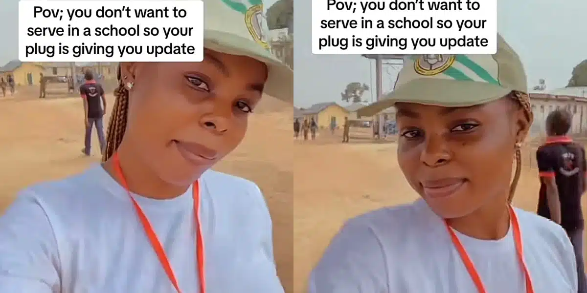 “Pretend like say you be stammerer” — Corper reveals update she received so she is not posted to teach in school