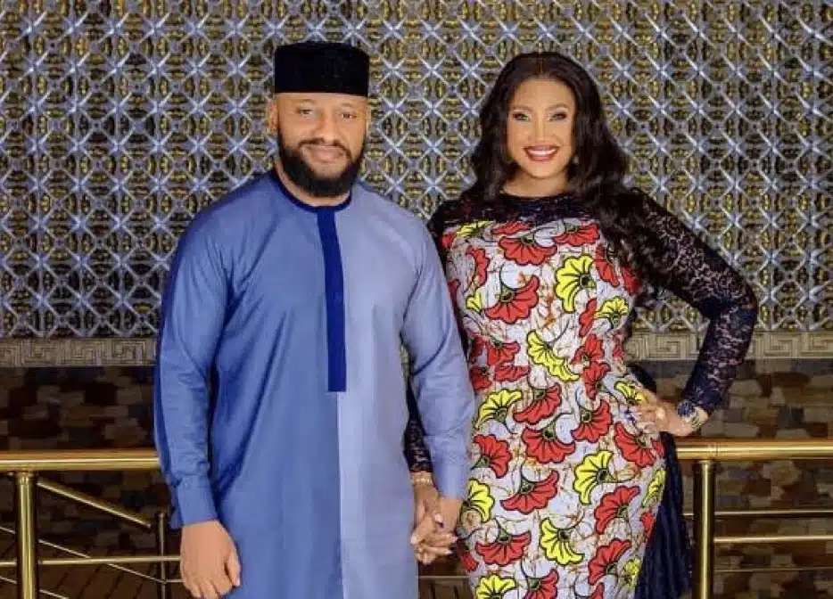 “If your woman doesn’t hail you like this, no gree for am” — Yul Edochie says in new video with Judy 