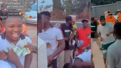 “Una wan pay them again” — Family and friends throw party to celebrate release of their friend from kidnappers after paying N75 million