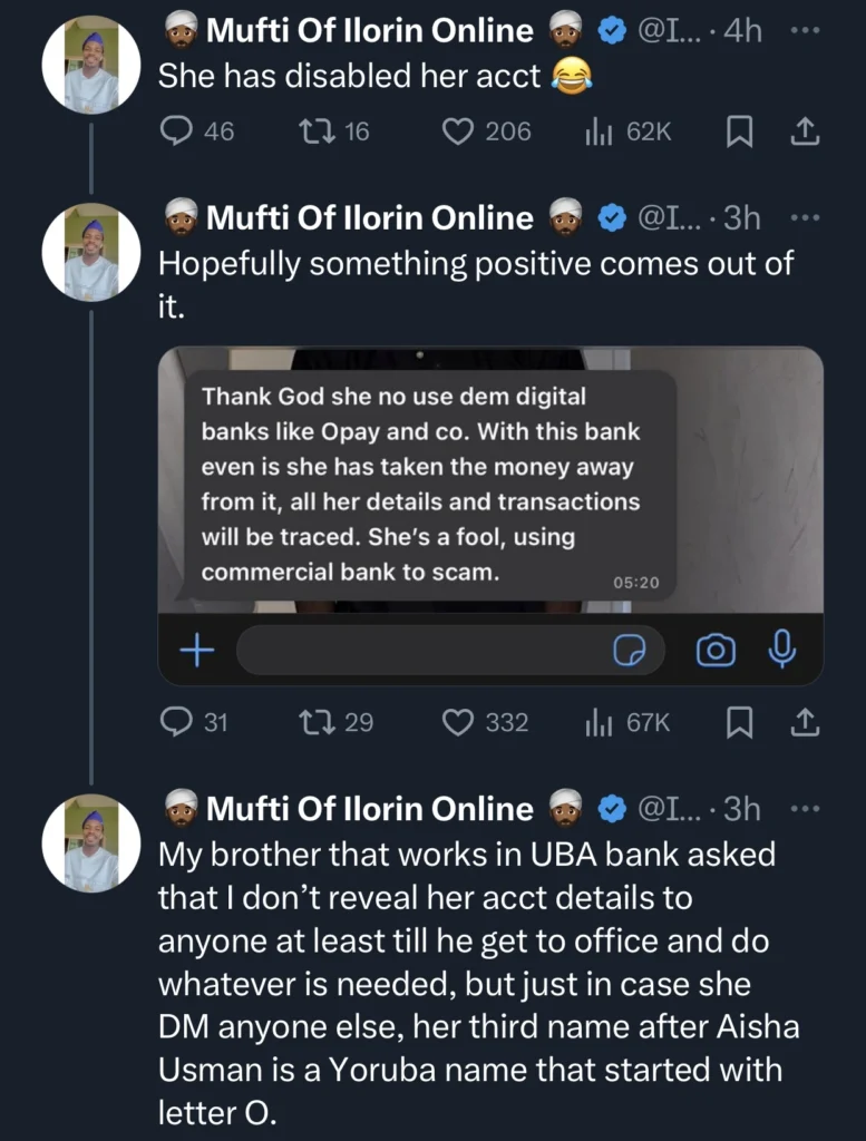 Philanthropist gets blocked after mistakenly sending N500k instead of N50k