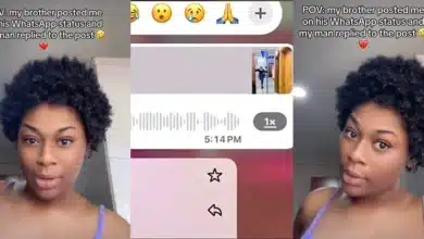 “Try get your own babe dey post” — Man warns his girlfriend’s brother for posting her on his status