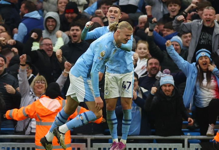 EPL: Foden bags brace as Manchester United bow to City in huge derby