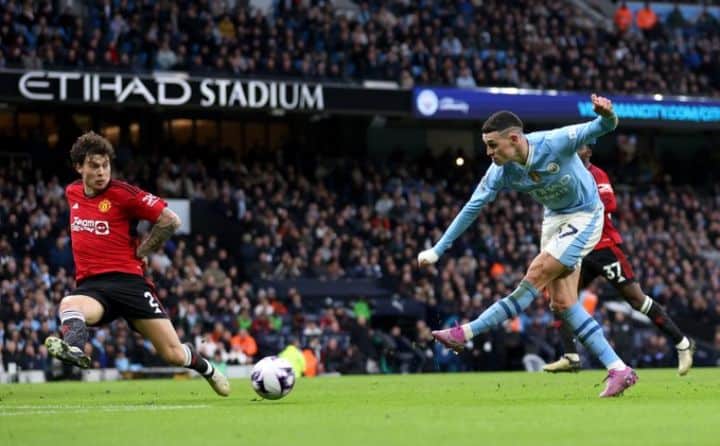 EPL: Foden bags brace as Manchester United bow to City in huge derby