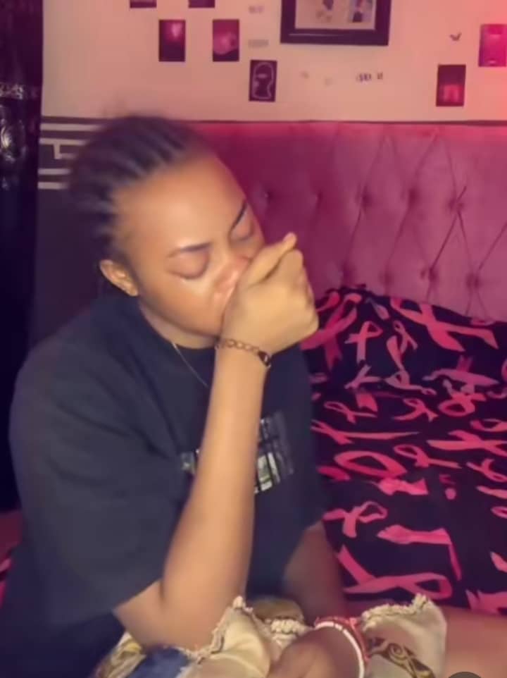 "You'll hate yourself for letting me go" – Lady cries as boyfriend dumps her for another 