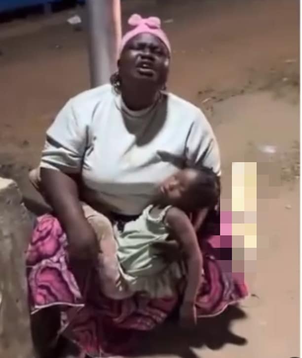 Woman begging street kids good Samaritan 