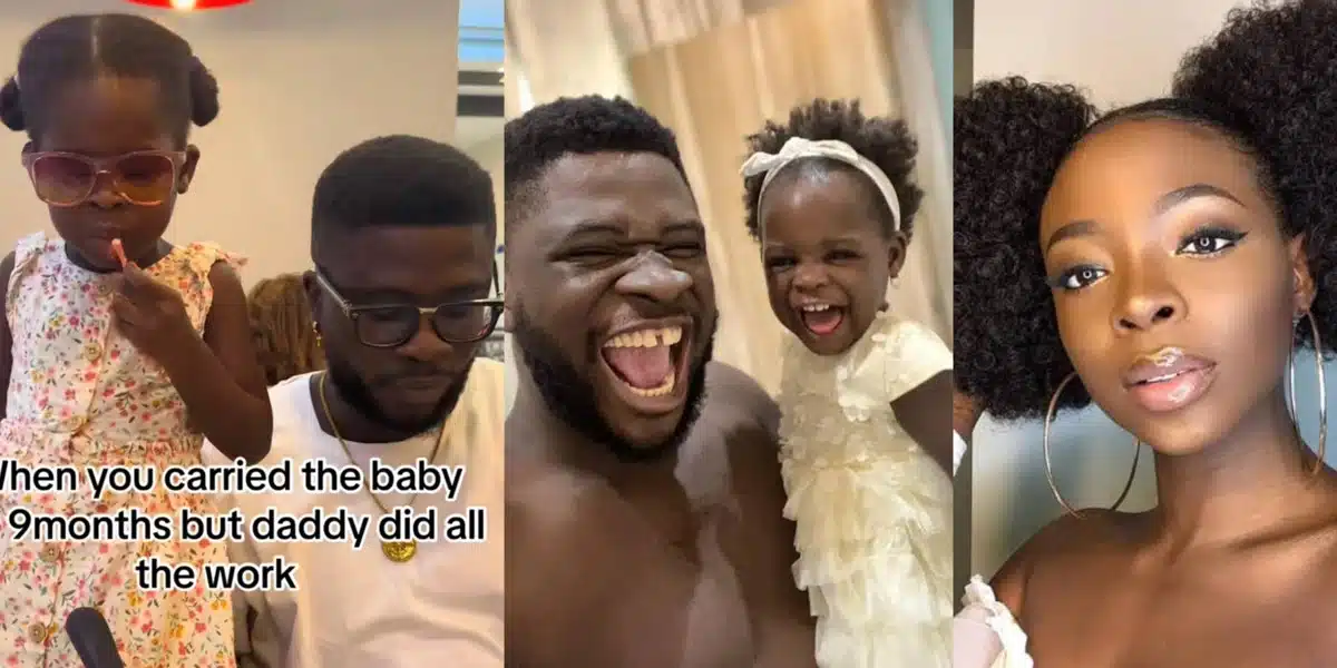 “They only used you as a container” — Reactions as Craze Clown’s wife laments over resemblance between husband and her daughter