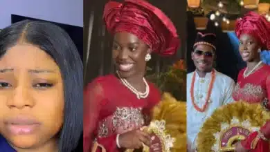 “Moses Bliss must be a stingy man” — Lady claims after seeing Marie’s wedding outfit