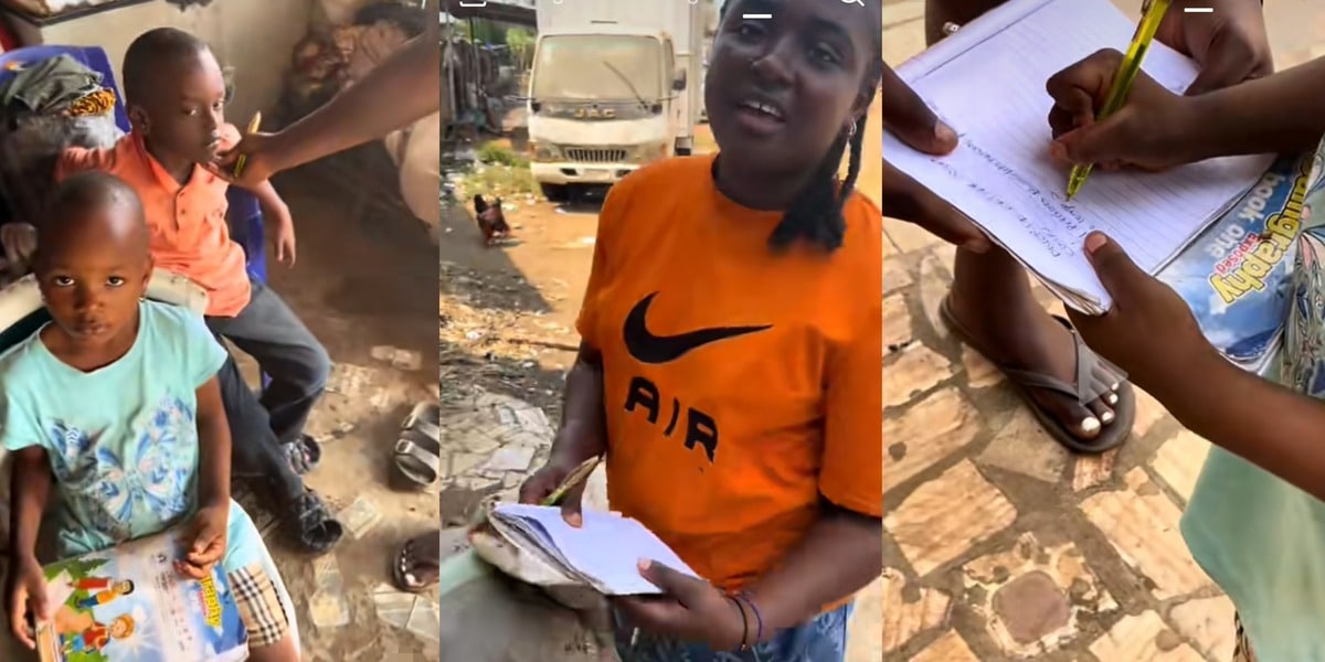 "My in-law dey cheat" - Heartbreak as lady dissolves marriage between her 5-year-old brother and his 4-year-old wife