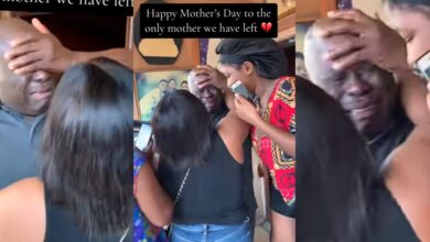 "The only mother we have" - Emotion flows as father cries over daughters' heartwarming surprise gifts on Mother's Day