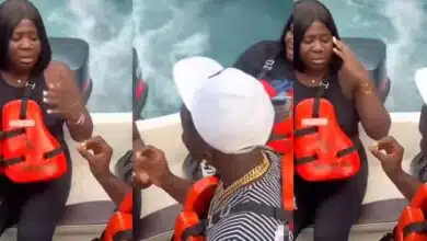 "You'll marry me or not?" - Nigerian big boy orders girlfriend off boat at sea as she rejects his marriage proposal