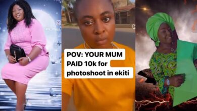 "From Ekiti to Afterlife" - Nigerian mum's ₦10k photoshoot edits by Ekiti photographer transport her to heaven and hell
