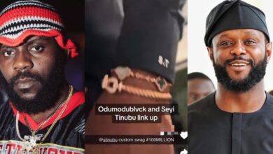 "The hand, make them see am" - Odumodublvck challenges Seyi Tinubu to flaunt ₦100m custom hand chain