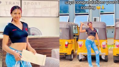 "3 Keke at once, God did" - Nigerian lady purchases 3 brand new tricycles at once, registers them for transport business