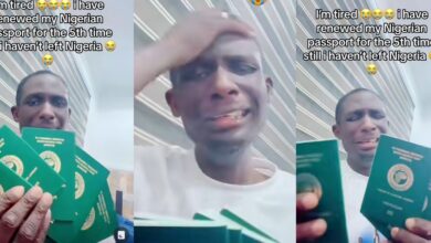 "God please, even if it’s Ghana, let me go at least" - Nigerian man renews passport 5 times, yet to set foot abroad