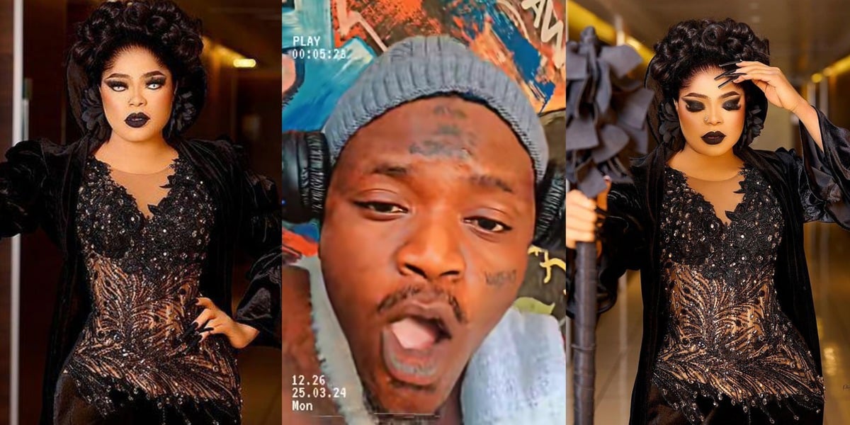 "You're a brotherhood, if you come my hood, you'll chop firewood" - Portable as Bobrisky declares himself a woman