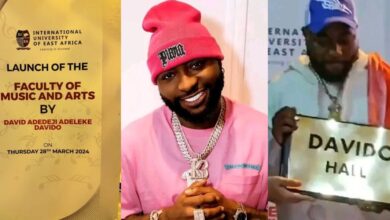 "Faculty of Music and Arts" - Davido launches new course at International University of East Africa in Kampala, Uganda