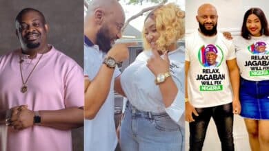 "See love na" – Netizens reacts as Don Jazzy reposts Yul Edochie and Judy Austin video