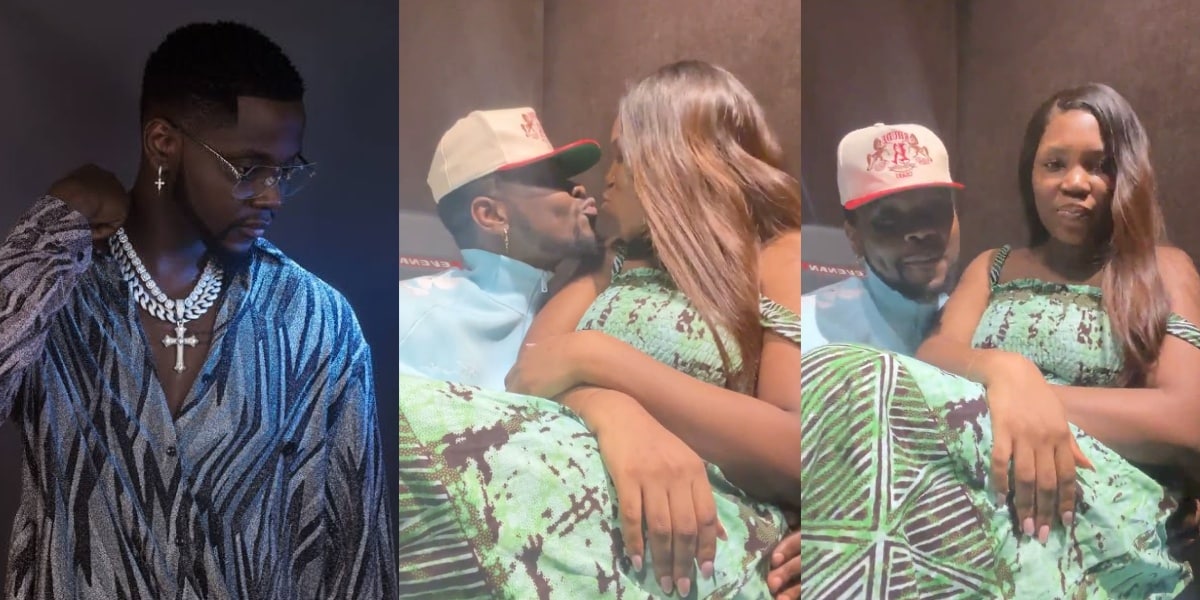 Kizz Daniel melts hearts as he officially welcomes baby mama to social media