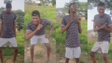 "Wetin be this" – Daniel Regha sparks reaction as he joins Tshwala Bam dance challenge