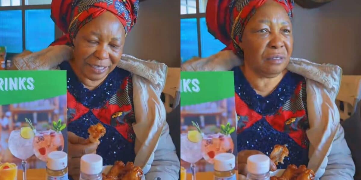 Lady mother-in-law's reaction N16K chicken
