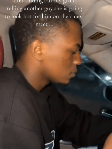 man girlfriend's chat chat message