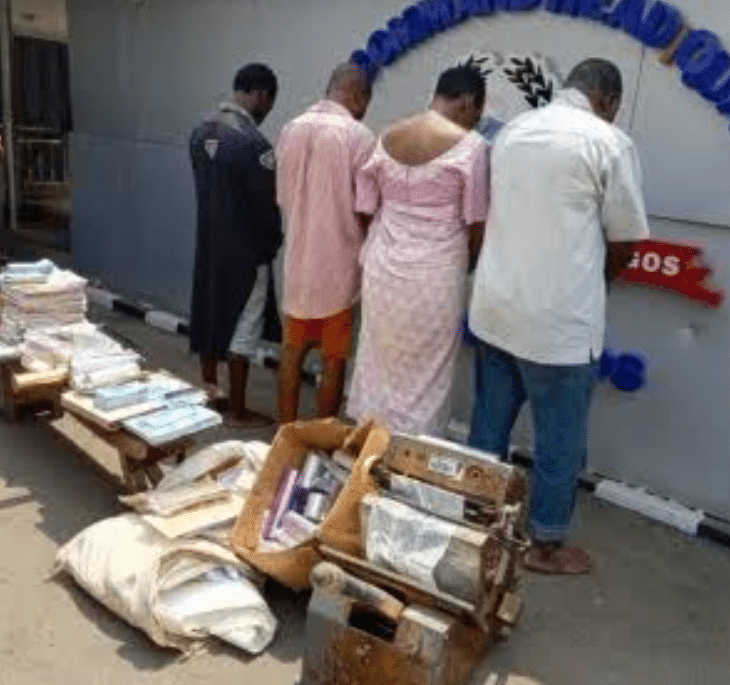  Police arrest retired colonel and others for allegedly printing fake currencies
