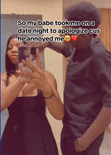 lady boyfriend apologized date