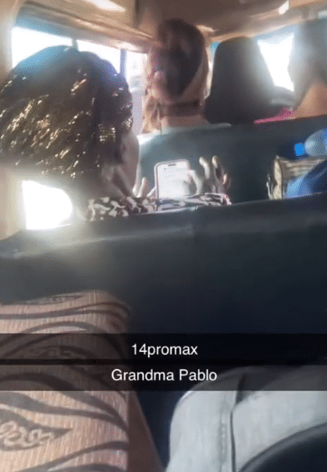 grandma iphone 14 bus 