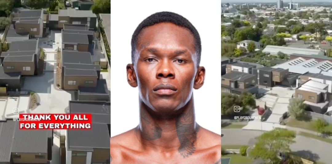 "One down, 50 more to go" - Israel Adesanya unveils multi-million naira estate, 'Adesanya Close'