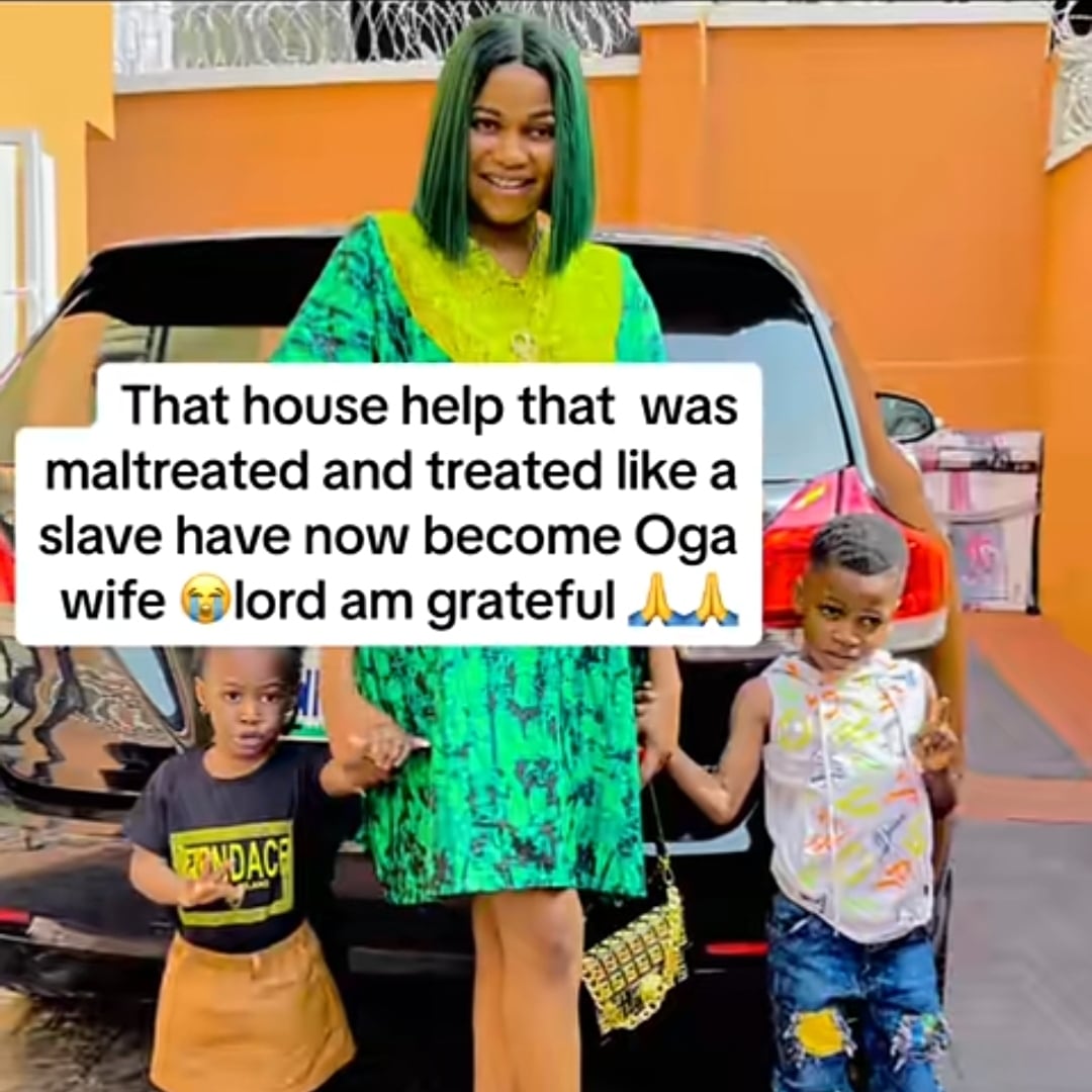 "From House help to House wife" - Internet melts as ex-househelp breaks chains, thrives as wife and mother