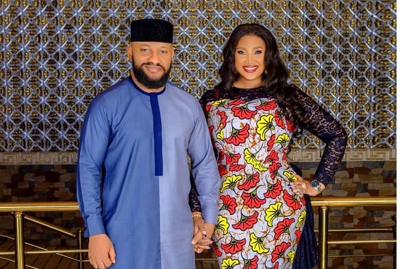 Yul Edochie takes his wife Judy Austin to his village in Anambra State