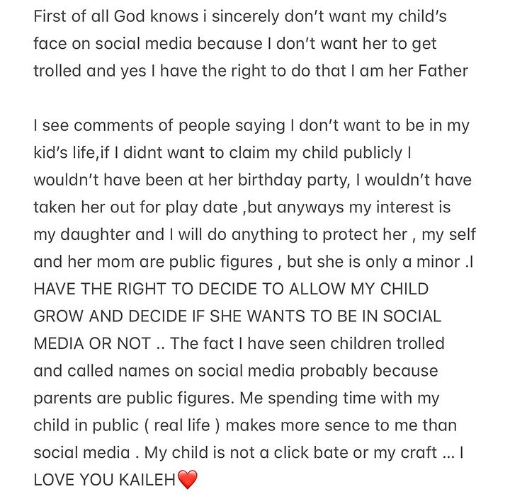 Lord Lamba clears the air on why he didn't post his child earlier on social media