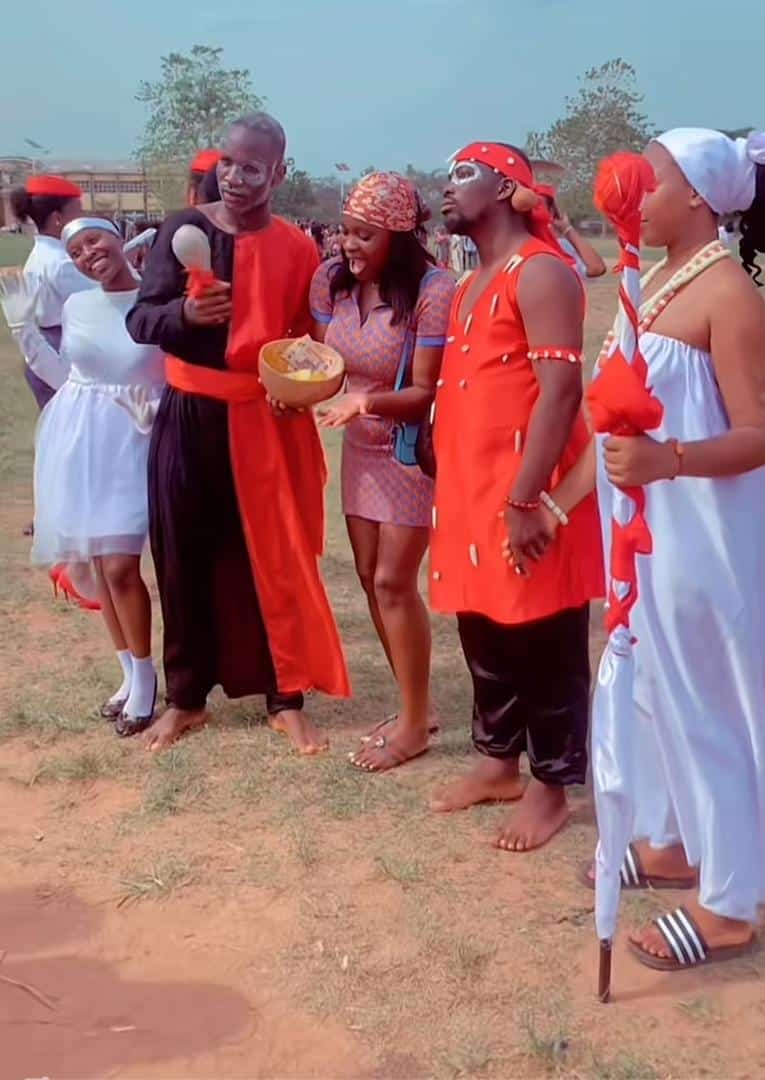 "Some use style dey show their juju" - Speculations trail students' herbalists outfit at UNIBEN's Costume Day 