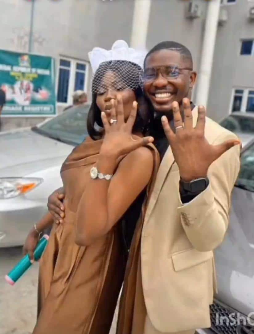 "Call my name; Mrs what?" - Bride overjoyed following court wedding 