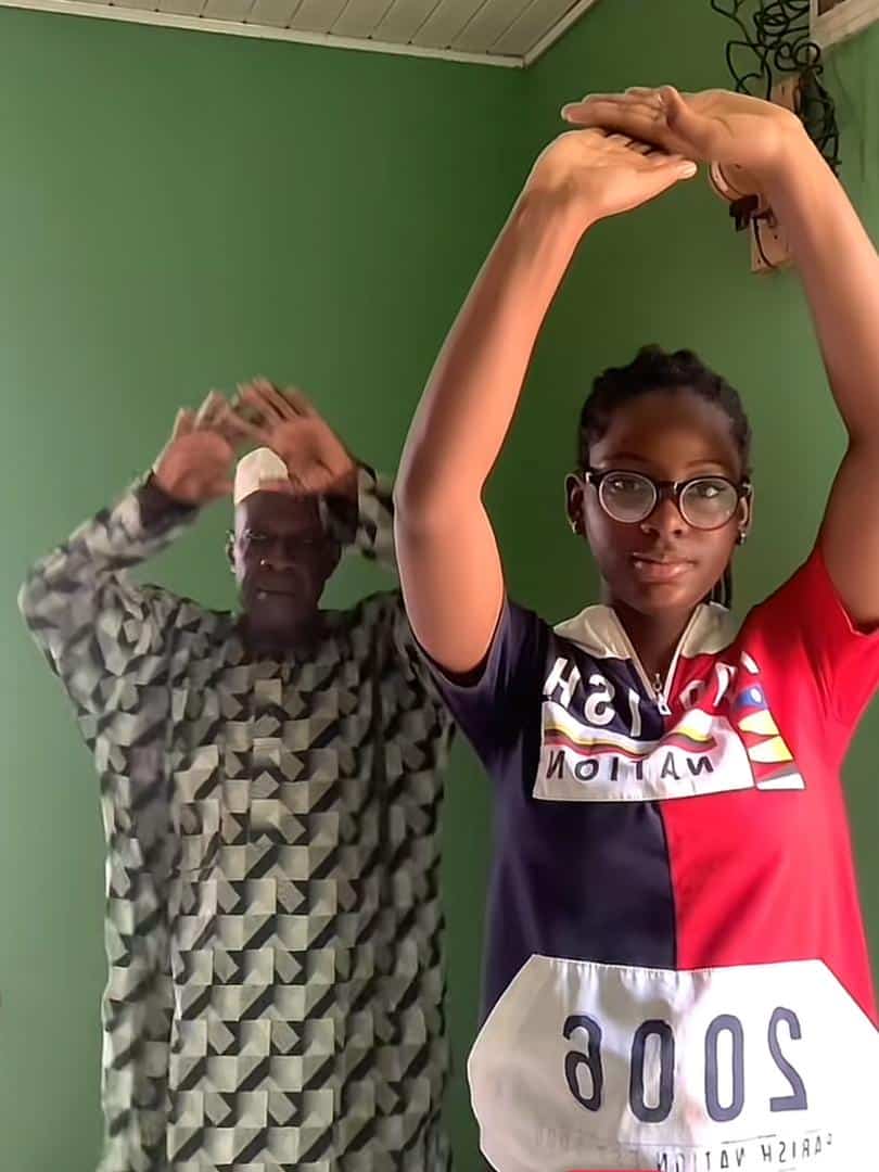 "See wetin Gen Z turn Alhaji to" - Granddaughter makes grandpa join viral dance