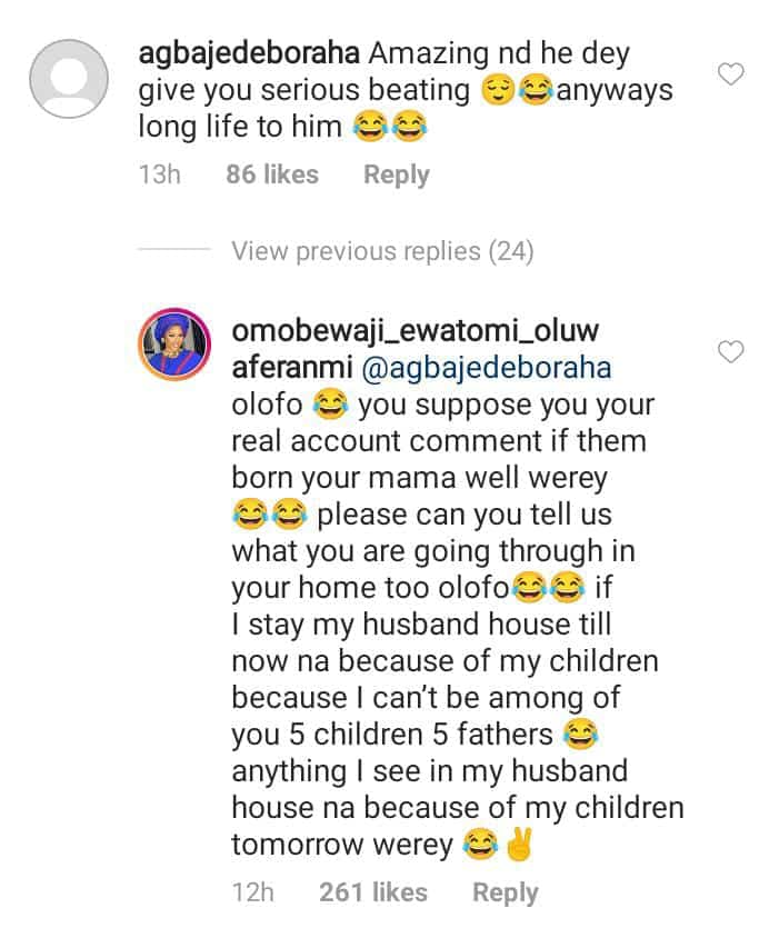 Bewaji replies troll asserting that Portable beats her 