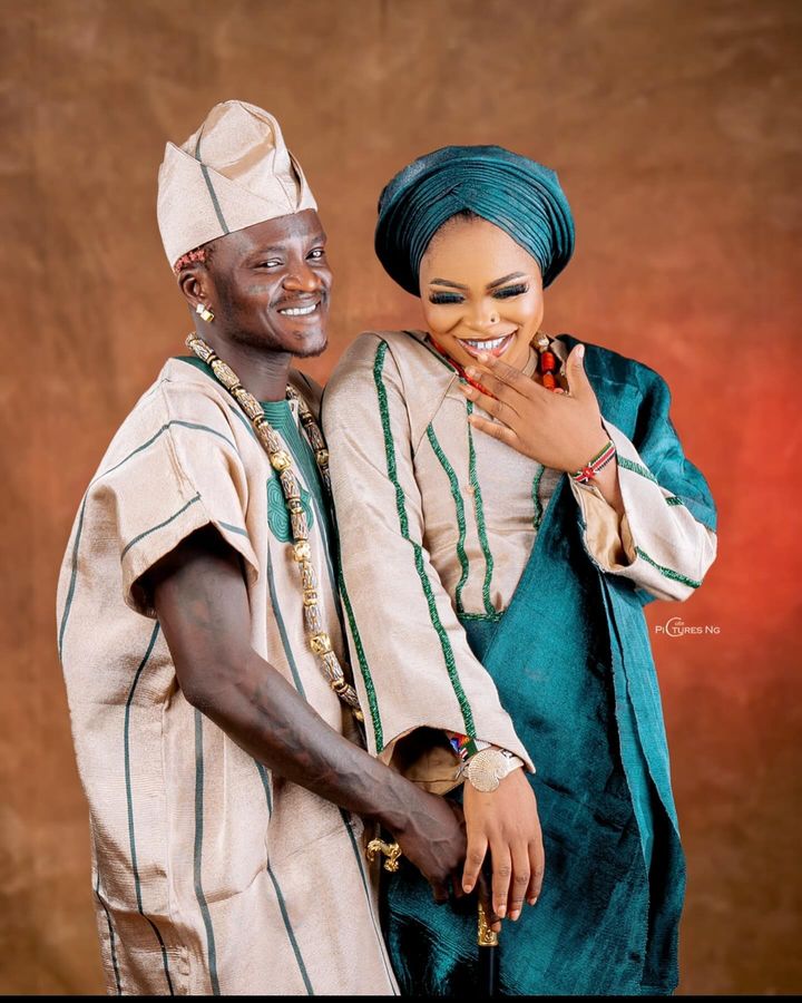 Bewaji and her husband, Portable