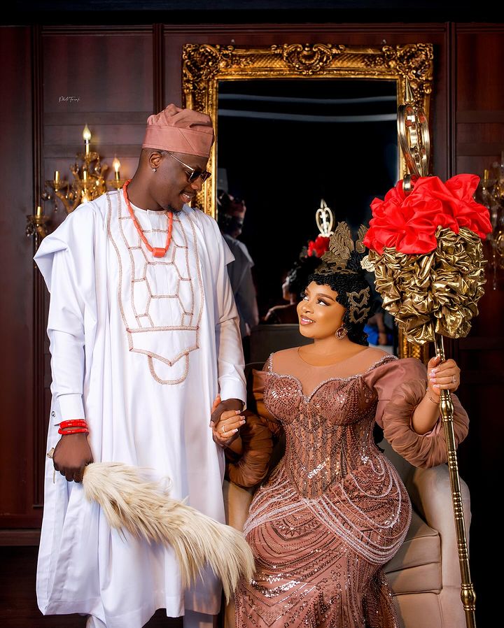 Queen Mercy and her fiancé, King David pre-wedding photos