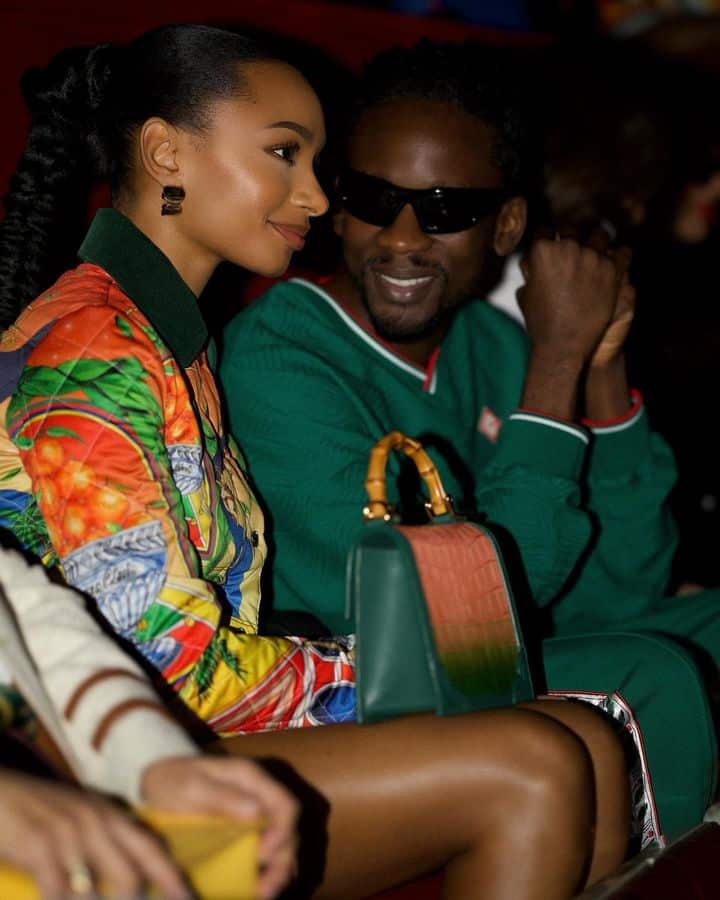 Mr Eazi and his wife, Temi Otedola