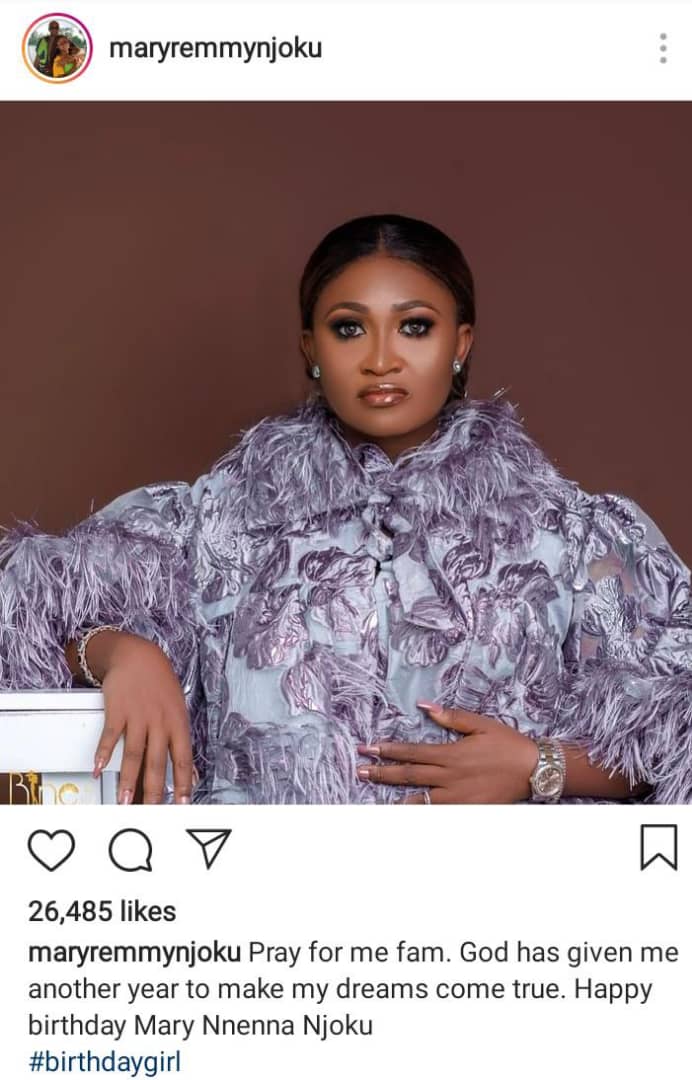 Mary Nkjoku calls for prayers on her 39th birthday