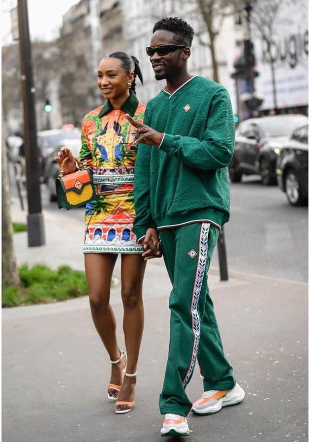 Mr Eazi and his wife Temi Otedola