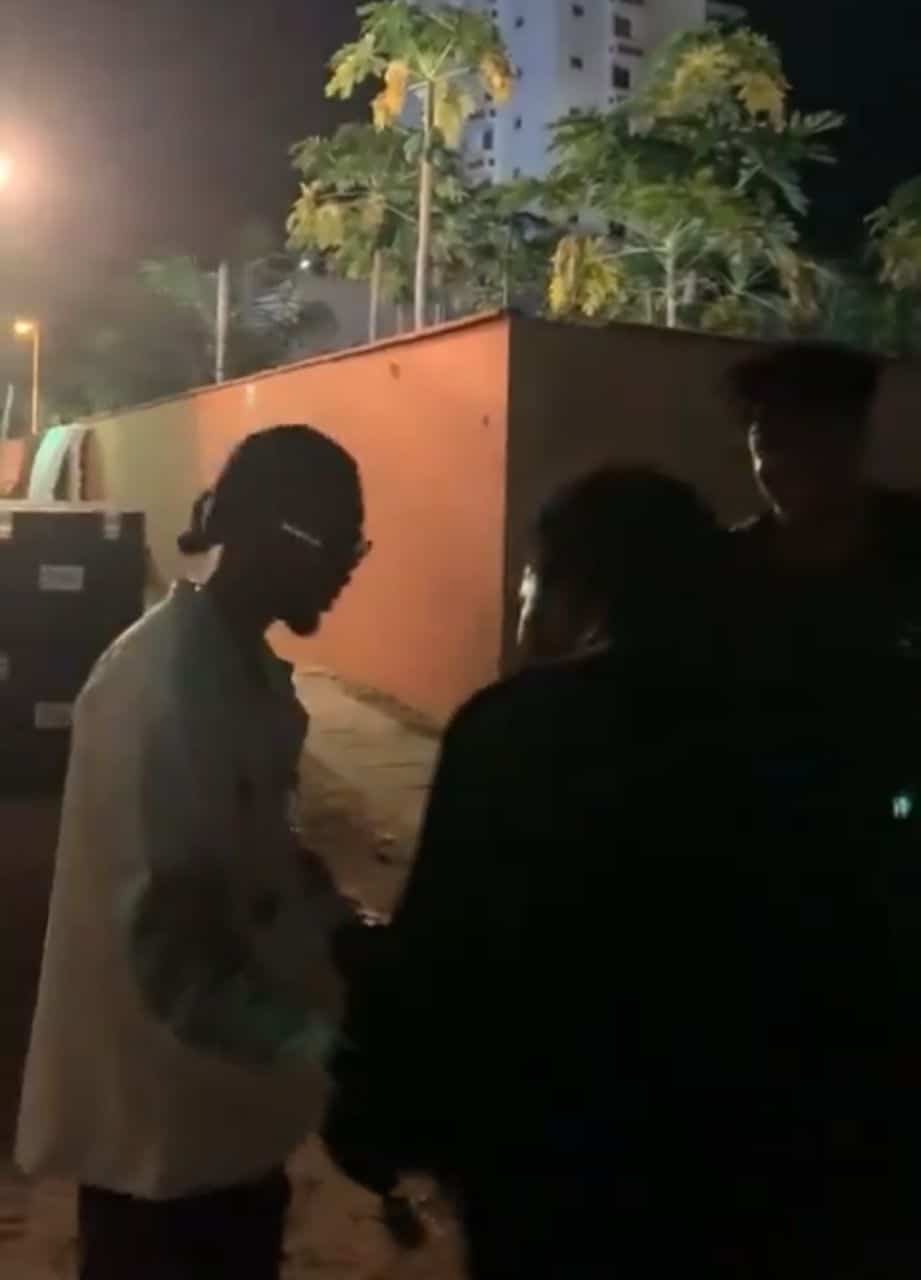 Speculations as Olamide bows to greet colleague, Omah Lay