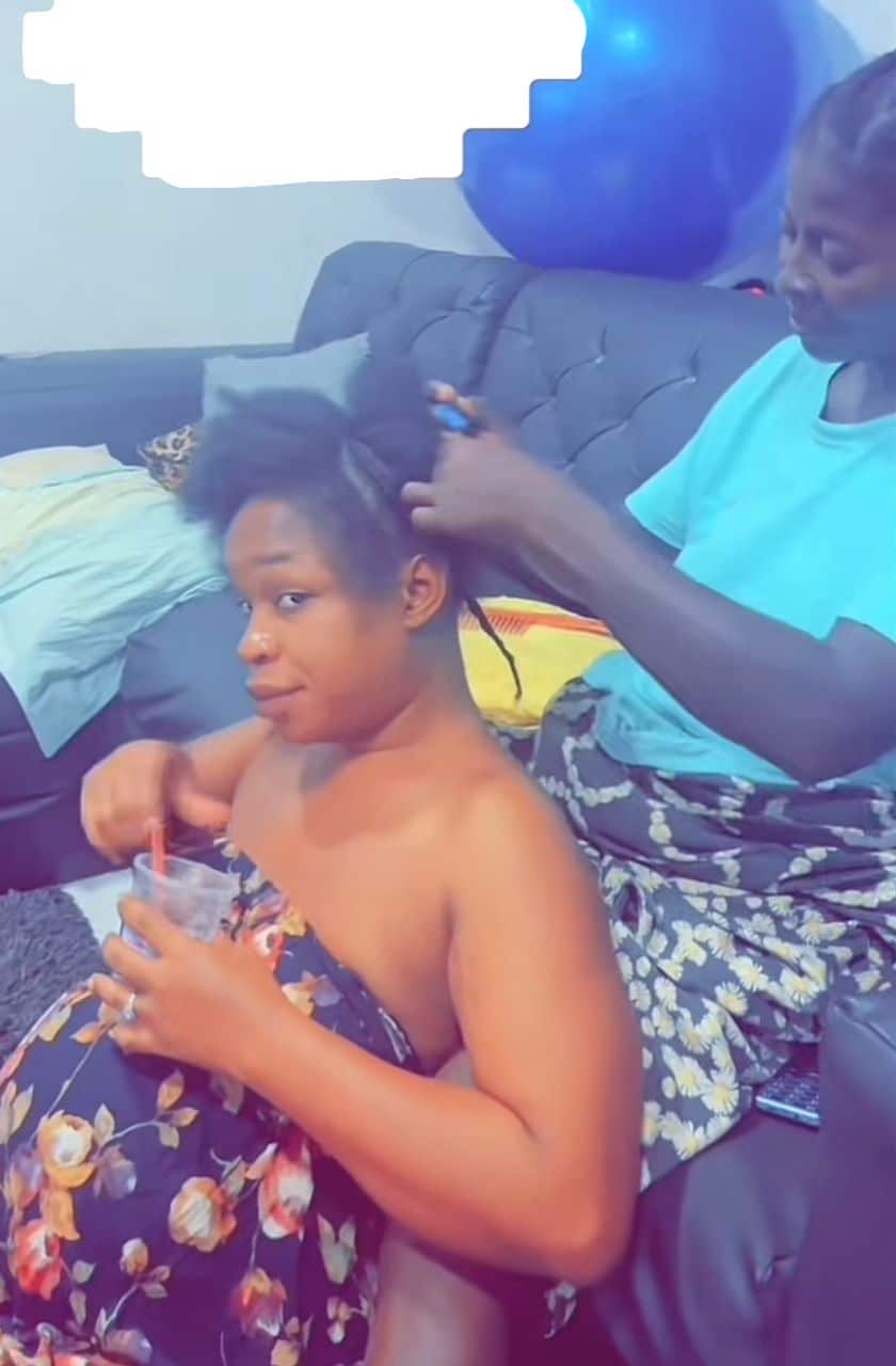 “She doesn’t want me to do anything” – Pregnant lady gushes over caring mother-in-law