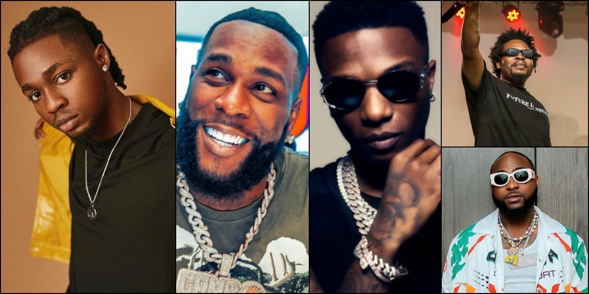 Omah lay artists wizkid davido burna way