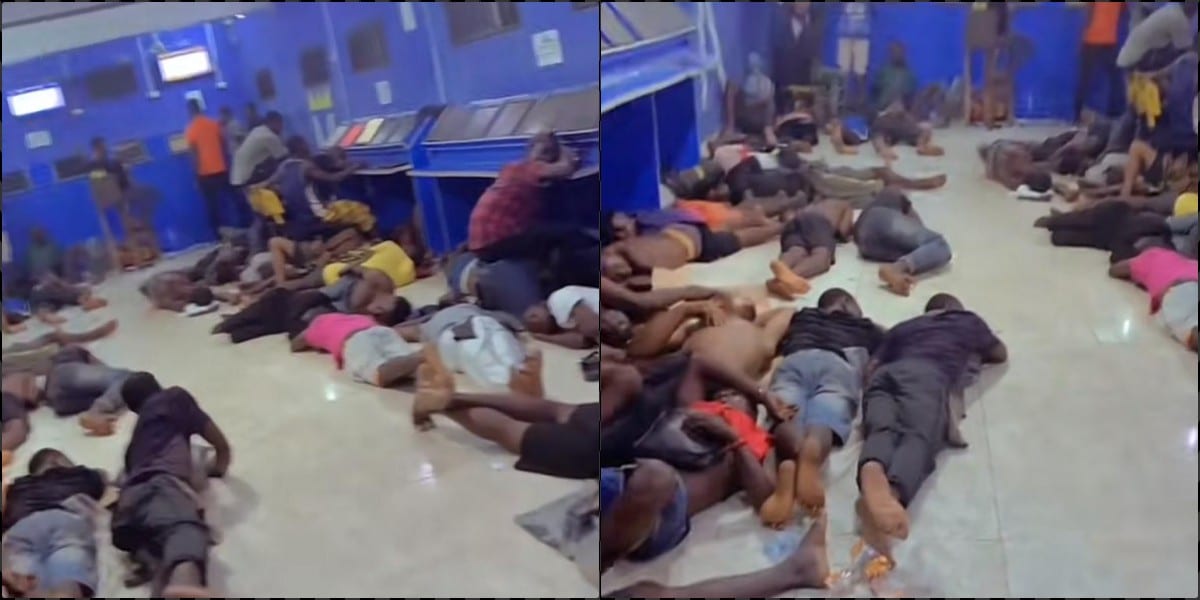 Outrage trails video of youths sleeping at sports betting centre