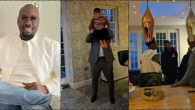 Obi Cubana showcases adorable way his children welcome him home