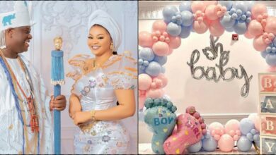 Ooni of Ife’s wife, Olori Tobi gushes following birth of twins, reveals genders