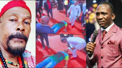 Moment Hanks Anuku gets healed by Pastor Paul Enenche