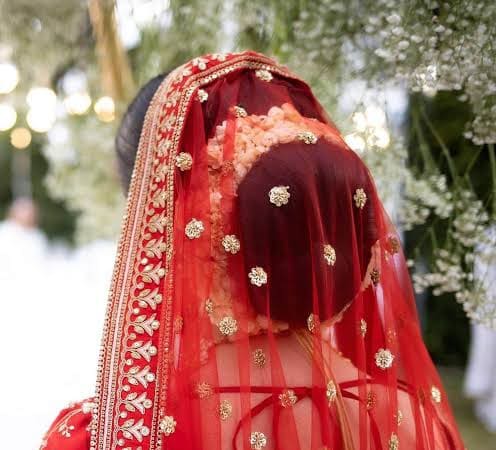 "He even add fulani style" - Heartwarming scene as Nigerian-Indian newlyweds break internet with epic dance-off