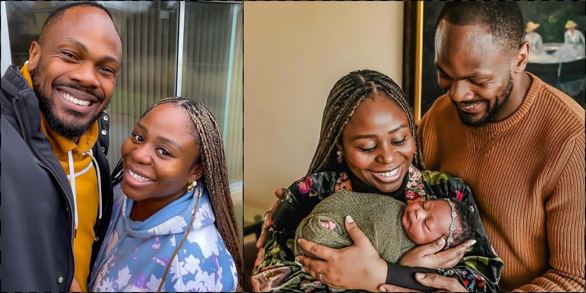 Etim Effiong and wife, Toyosi welcome third child